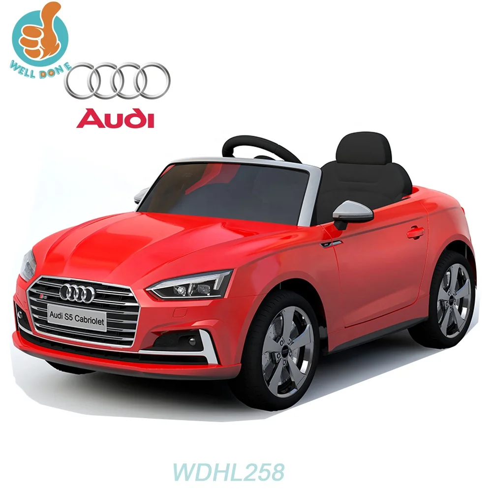 WDHL258 Licensed Audi S5 12 Volt Electric Car For Kids/Chinese Baby Online Games Golf Carts