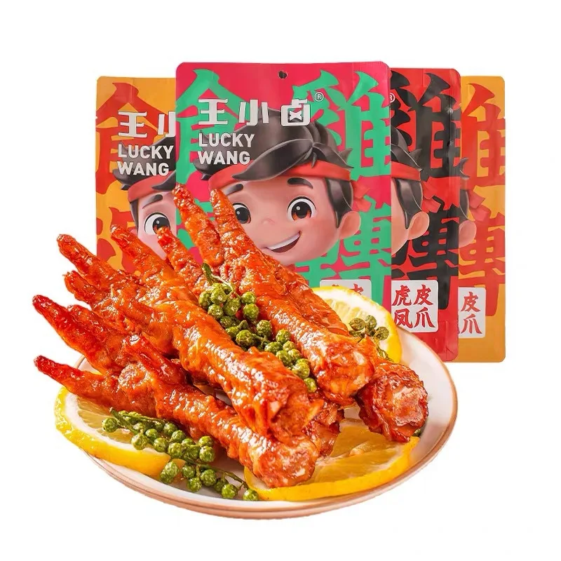 Best-Selling Tiger Skin Chicken Feet in Multi-Flavor Packaged in Bags