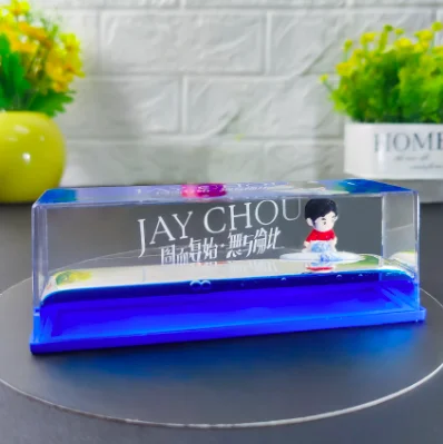 Decompression Decorative Ornament Cruise Ship Fluid Drift Bottle And Decorative Liquor Bottle For Retails