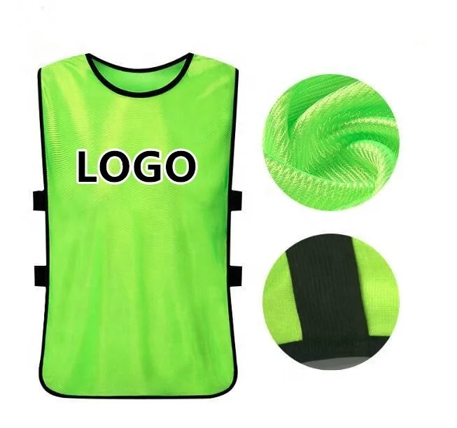 
factory wholesale practice jersey scrimmage vest pinnies training bibs for adults and youth soccer basketball football 