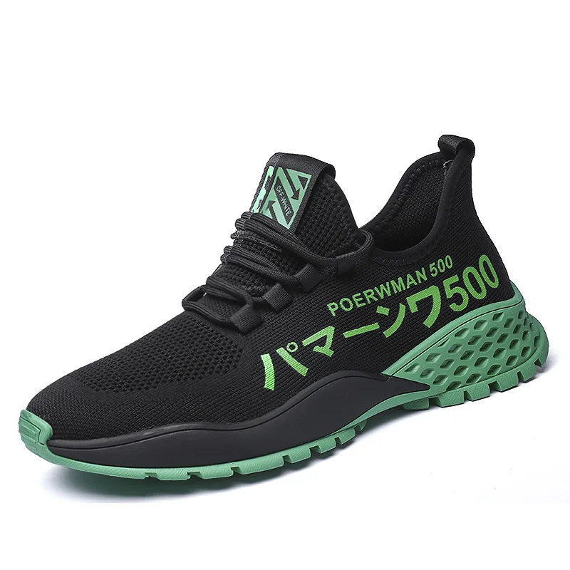 Made in China Hot Selling Breathable Flying Customized Shoes Increased Running Shoes Men
