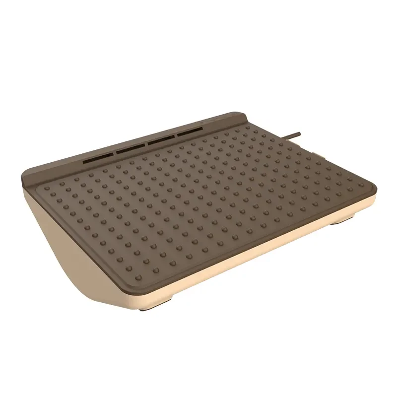 Electric Heating Foot Rest Ergonomic Rest for Feet, Adjustable Angel Foot Warmer Pressure Relief for Comfort, Back, and Body