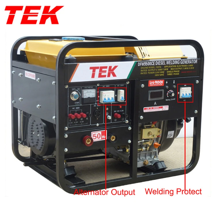 DFW-250A DFW250A DFW-250 DFW250 Portable Mini Holder Rod Stick  Diesel Engine Generator Welding Set OEM