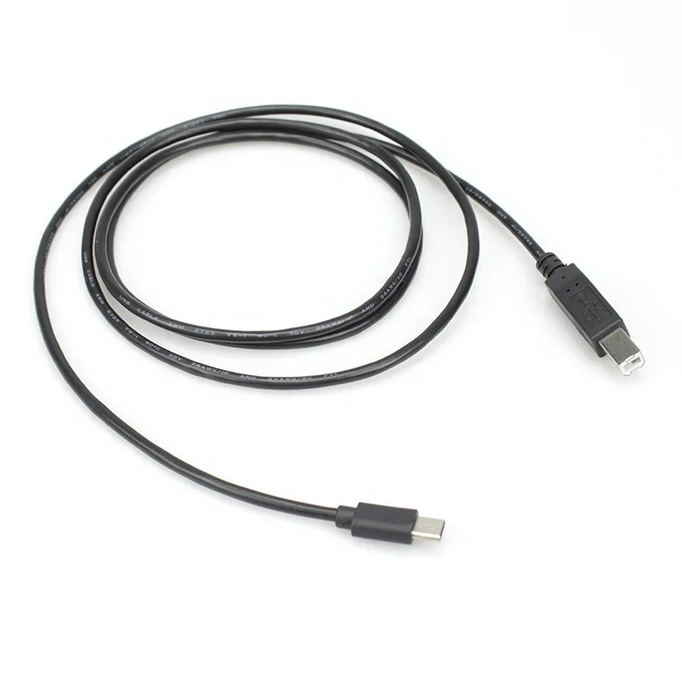  Кабель для принтера Type C USB 2 0 к B сканера midi