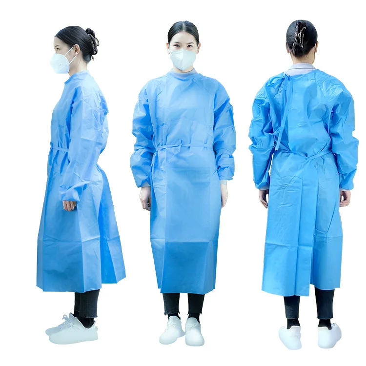 
Disposable Washable Isolation Reinforced Fabric Price Biodegradable Waterproof Medical Surgical Gown 