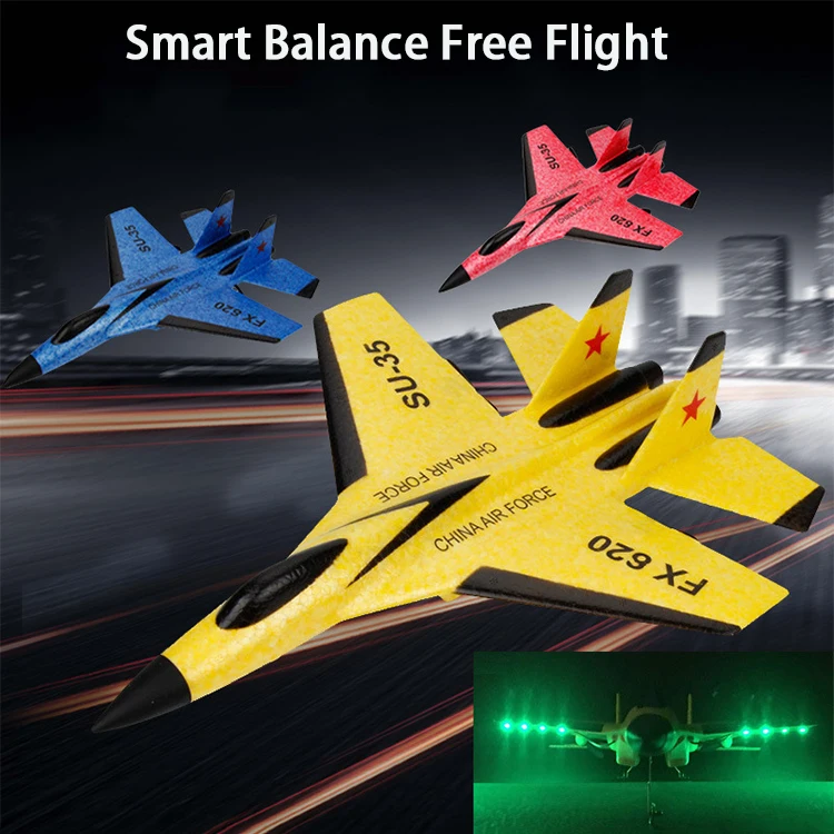 Factory Hot Sale Rc For Kids SU-35 EPP Foam Fighter Airplane Toy Remote Control Plane With High Quality