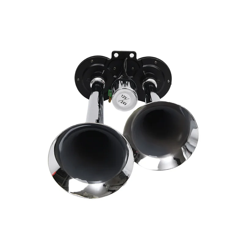 Hot Sale 12v /24v Car  horn  Dual Trumpet Air Horn  for truck vehicles