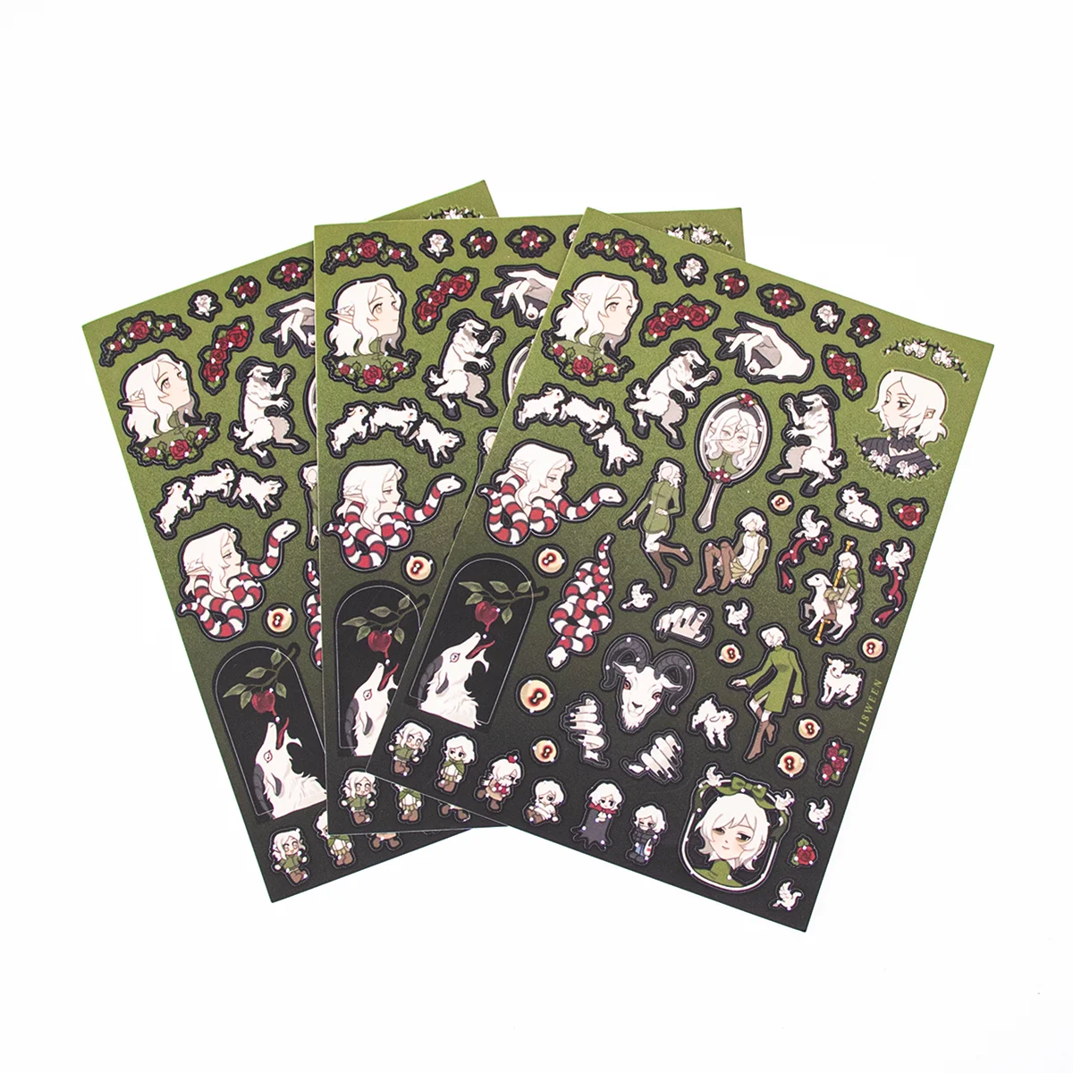 Custom Bike Laptop Moto Car Sticker Sheet Clear Kiss Cut Custom Stickers Printing Factory