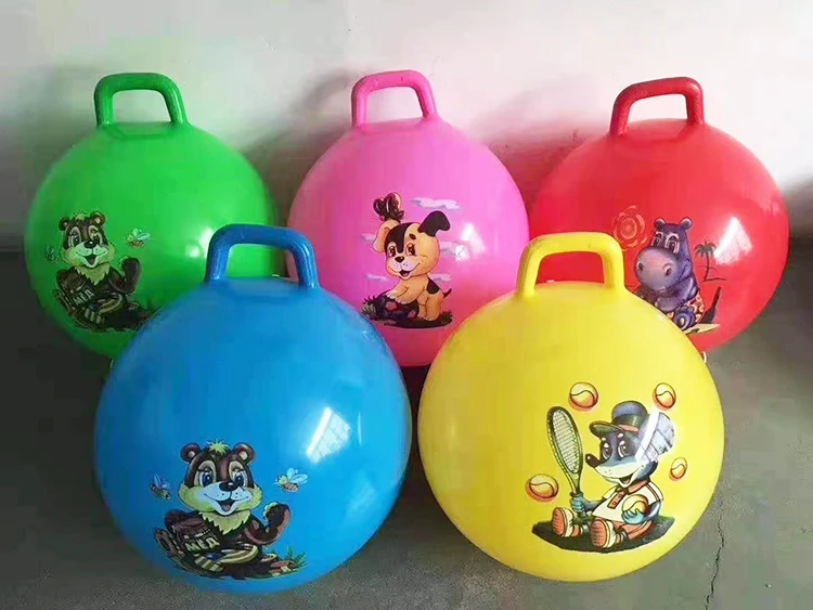 Toys Hopper Ball for Kids, Bouncy Jumping Hopping Ball with Handle