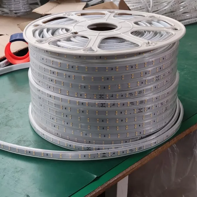 220V 5730 white warm white blue purple Flexible strip lighting led Double row 120chips/m LED strip lights/led light strip
