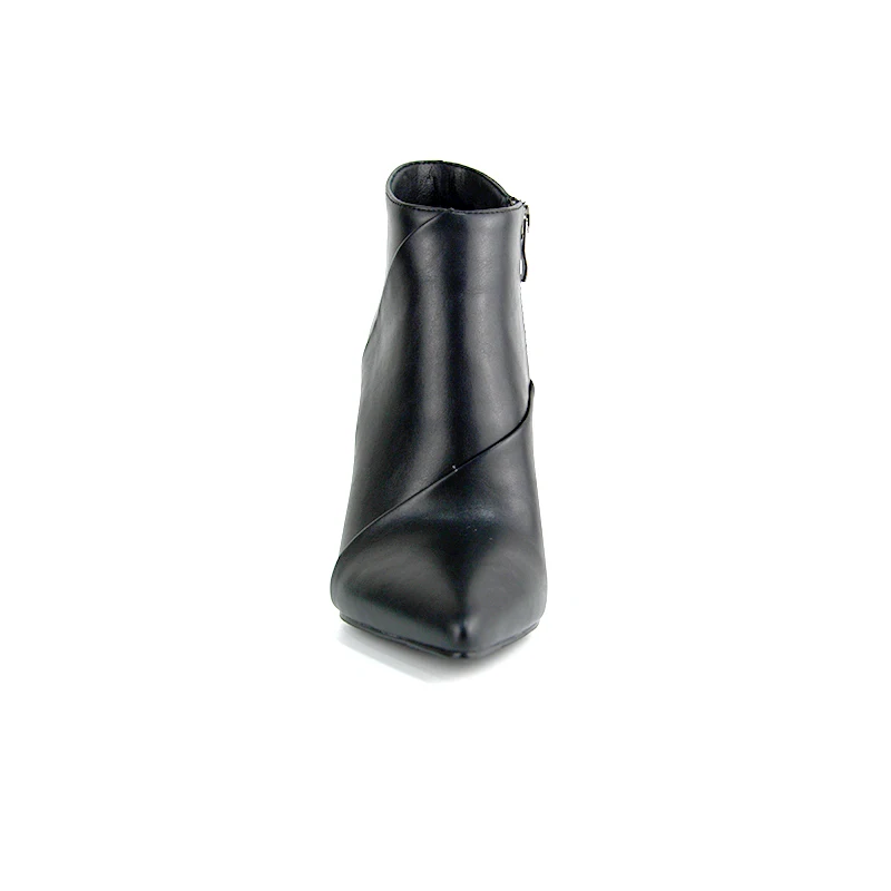 China Manufacturer Women Shoes fashion design pointed toe stiletto heel high heel ankle women boots
