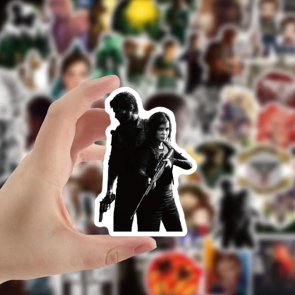 50Pcs Game The Last of Us Vinyl Decorative Stickers For Game Console Laptop Bottle Refrigerator Vinyl Label Pack