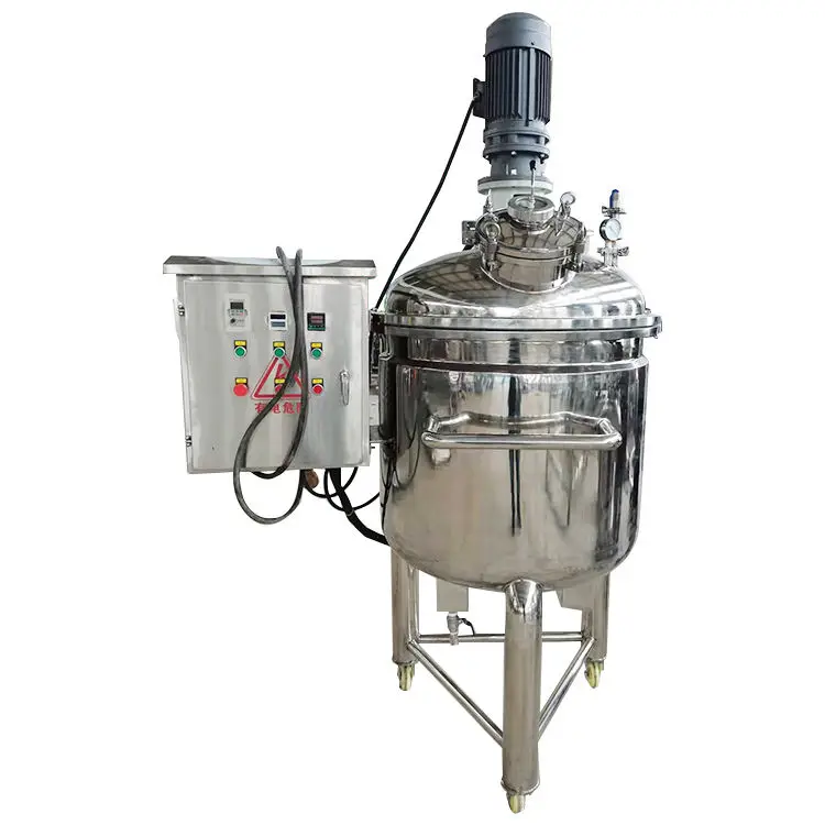 Professional Design Of Industrial Mixer Mayonnaise Making Machine Vacuum Emulsification Mixer