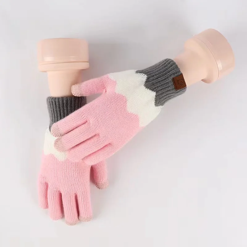 Winter Glove Unisex Warmer Magic Knitted Acrylic Gloves Touch Screen