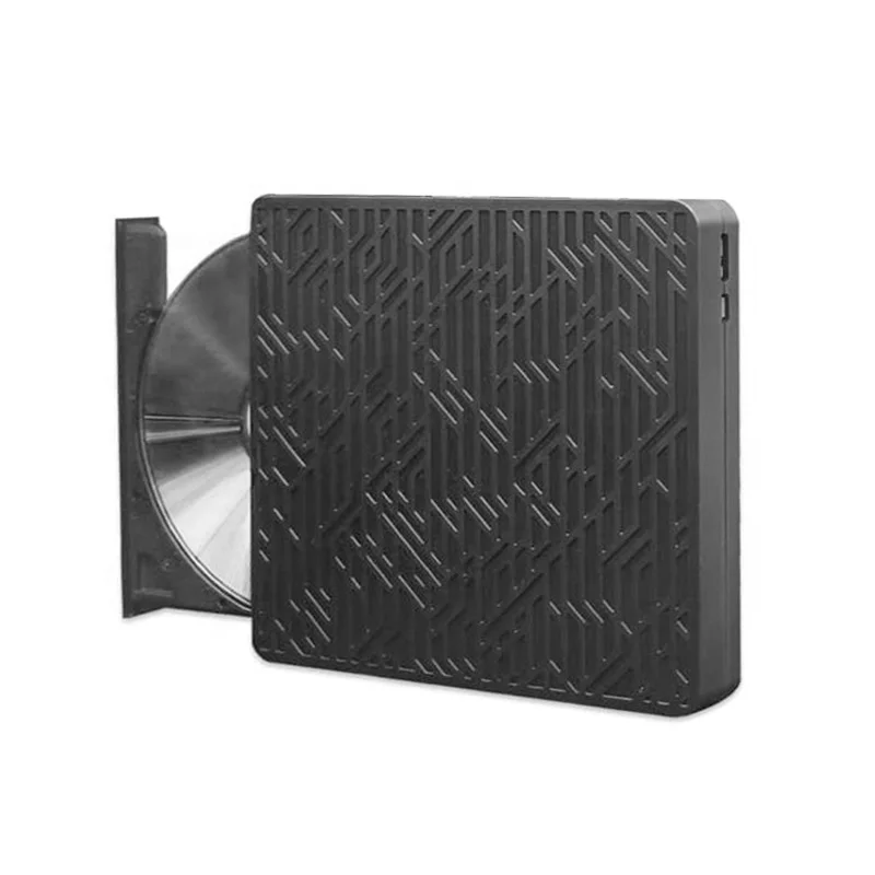 [GIET]5 in 1 Portable Ultra Slim External USB 3.0 DVD RW DVD-RW CD-RW CD Writer Drive Burner Reader Player For Laptop PC