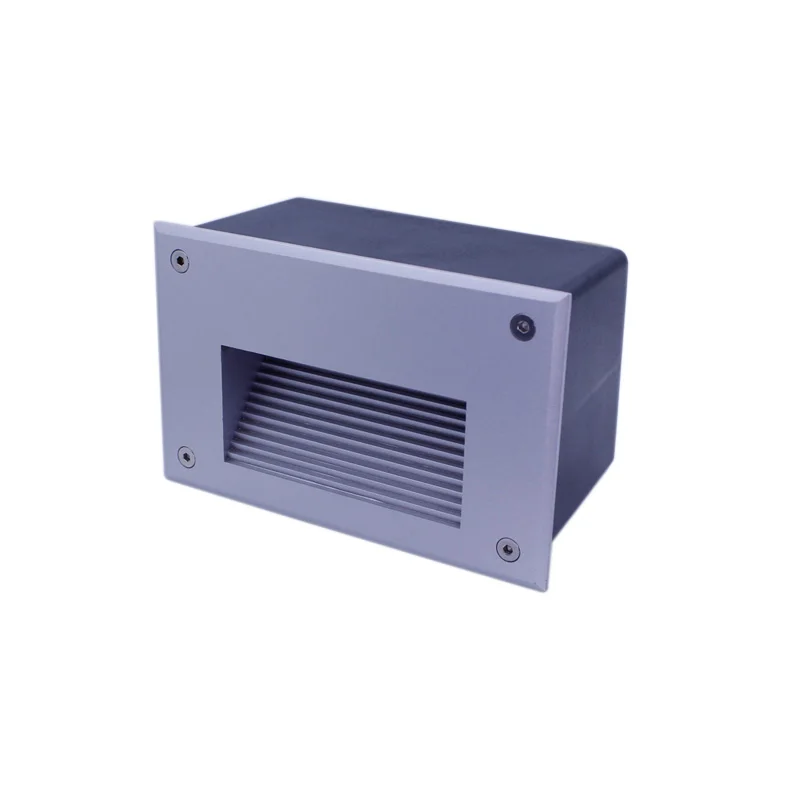 Светодиодный прожектор для лестницы, наружный алюминиевый утопленный настенный светильник для дорожек, лампа с ножками, 2 Вт, 12 Вольт, IP65