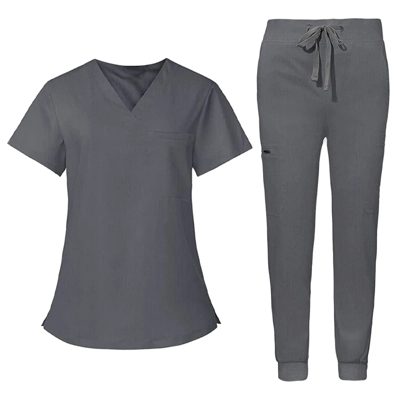 Pharmacy Medical Scrubs Uniforms Wholesale Hospital Jogger Scrub Sets Fashionable Custom Scrub Suits For Doctors And Nurses