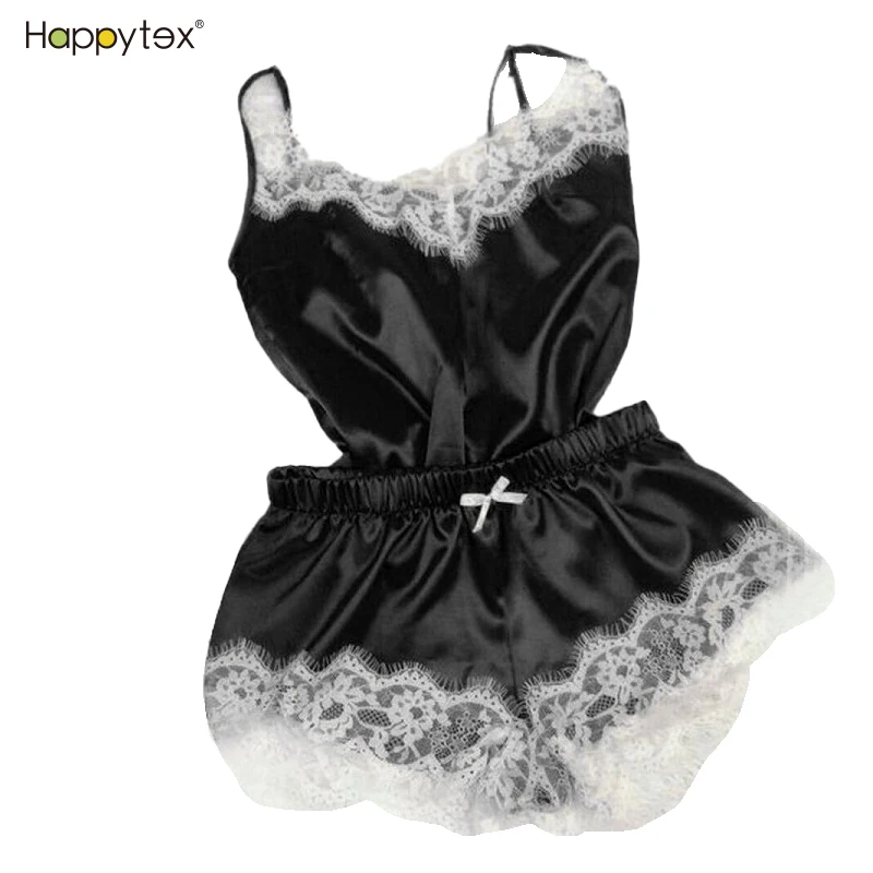 Luxury Custom Wholesale Silk Like Pajamas For Women Ladies Designers Sleepwear Plus Size Nightwear Satin Polyester Elegant Lace