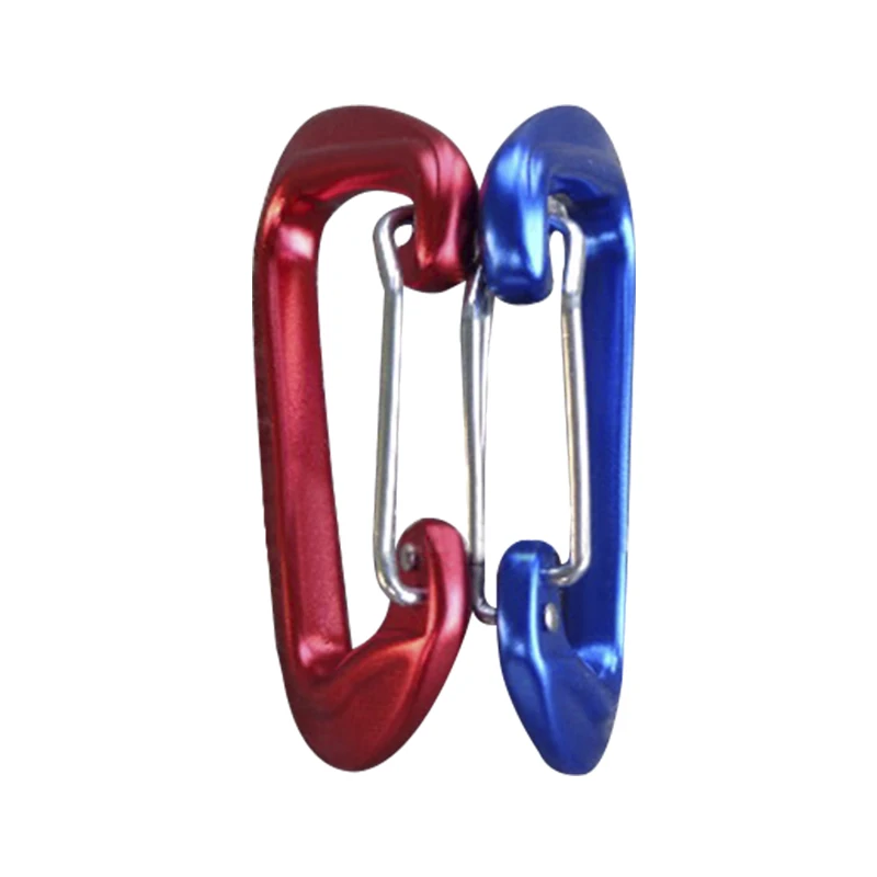 Carabiner With Screw Snap Carabiner D Shaped Locking Spring Snap Hook Rotating Carabiner Hook