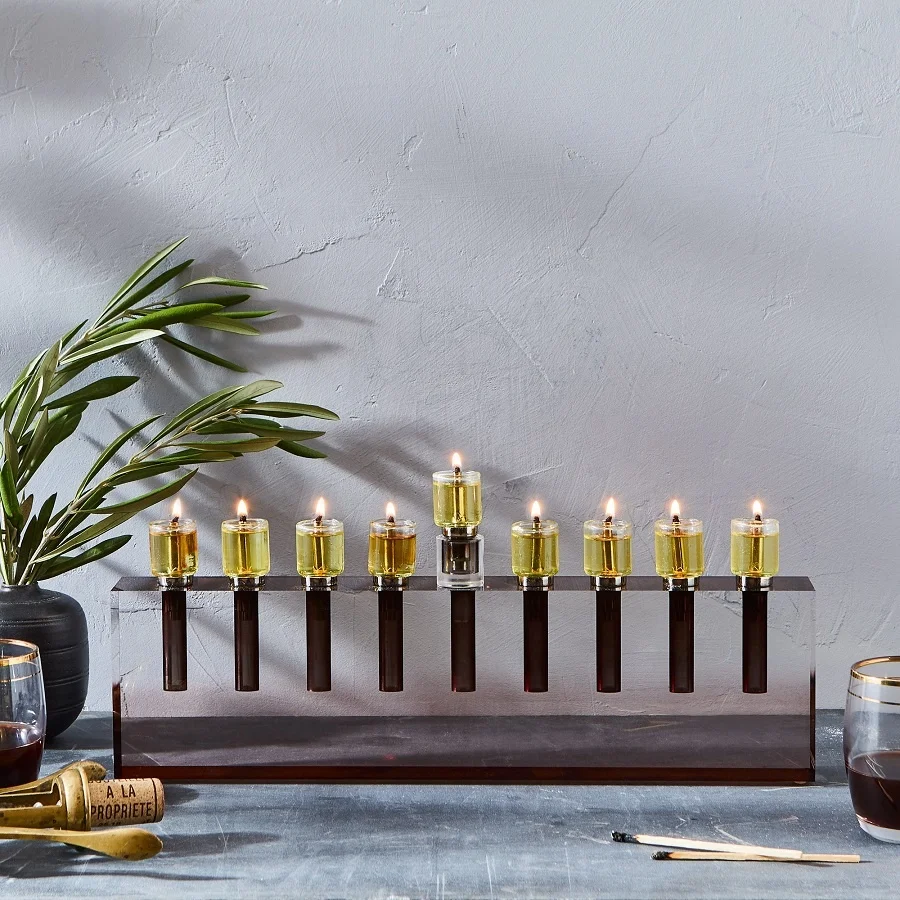 Lucite Acrylic Menorah for Jewish