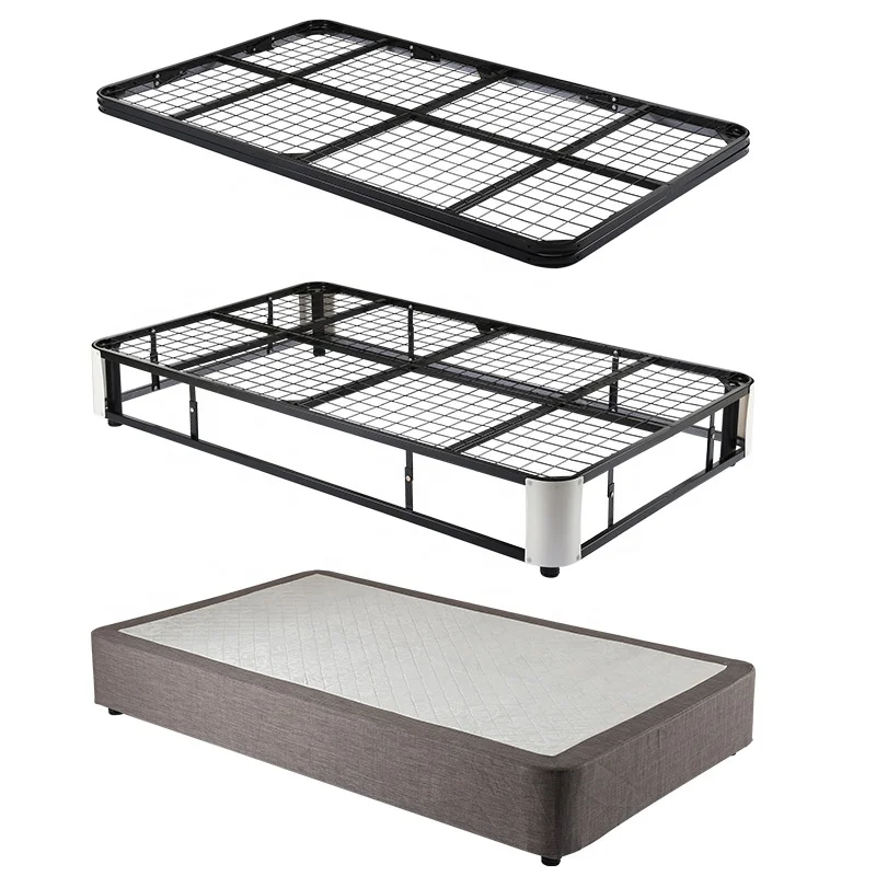 Custom Made Metal Mesh Iron Bed Frame For Kids Adults Guest