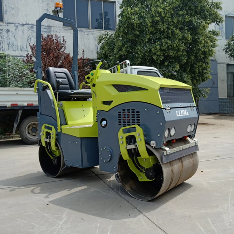 LTMG LTC1 mini road machinery 1 ton compactor roller steel vibratory road roller compactor in stock