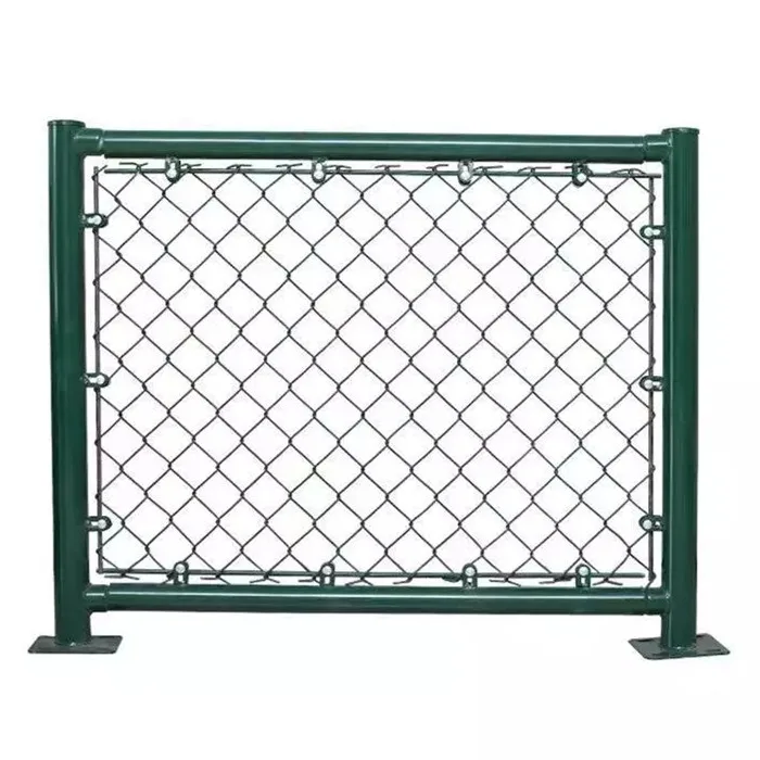 Cheap used 10ft galvanized 8ft chain link fence jamaica slats wire mesh gates