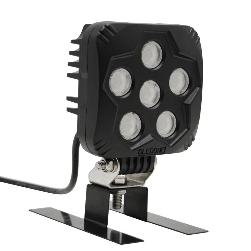 Oledone Square 60W Os-ram LED Work Light for Heavy Duty, High Quality Waterproof 6*10W O-sram LED Work Lamp