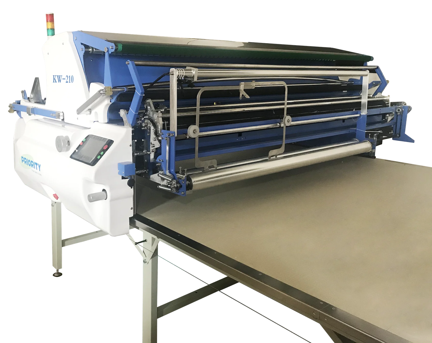Automatic fabric tube tubular cloth apparel home-textile bed sheet curtain carpet knit and woven CE spreading fabric machine