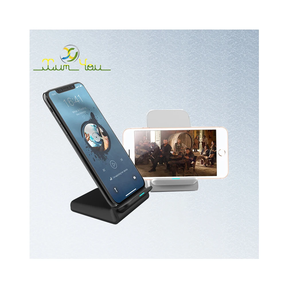 10w Wireless Charger Phone Holder For Cellphone Wireless Fast Mobile Charger Adapter