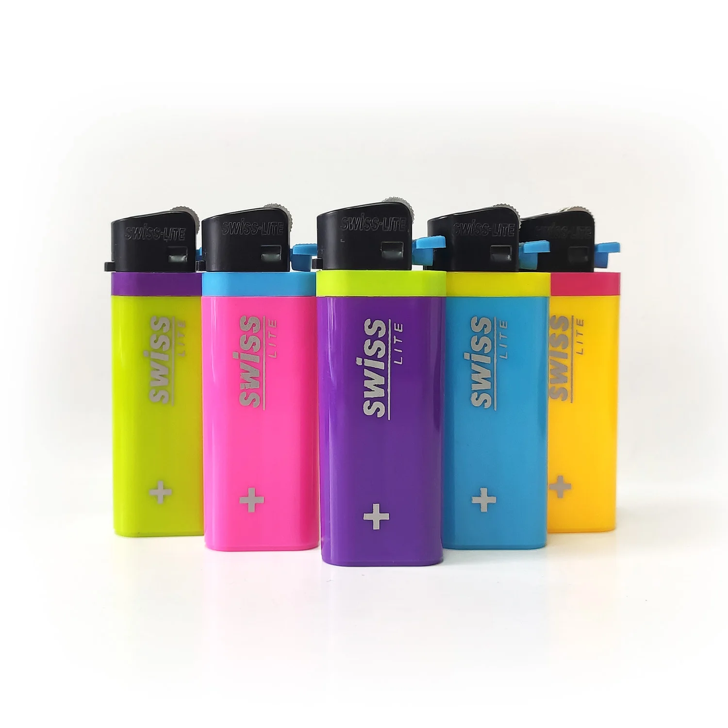 Disposable plastic butane gas lighter the lighter can be customized