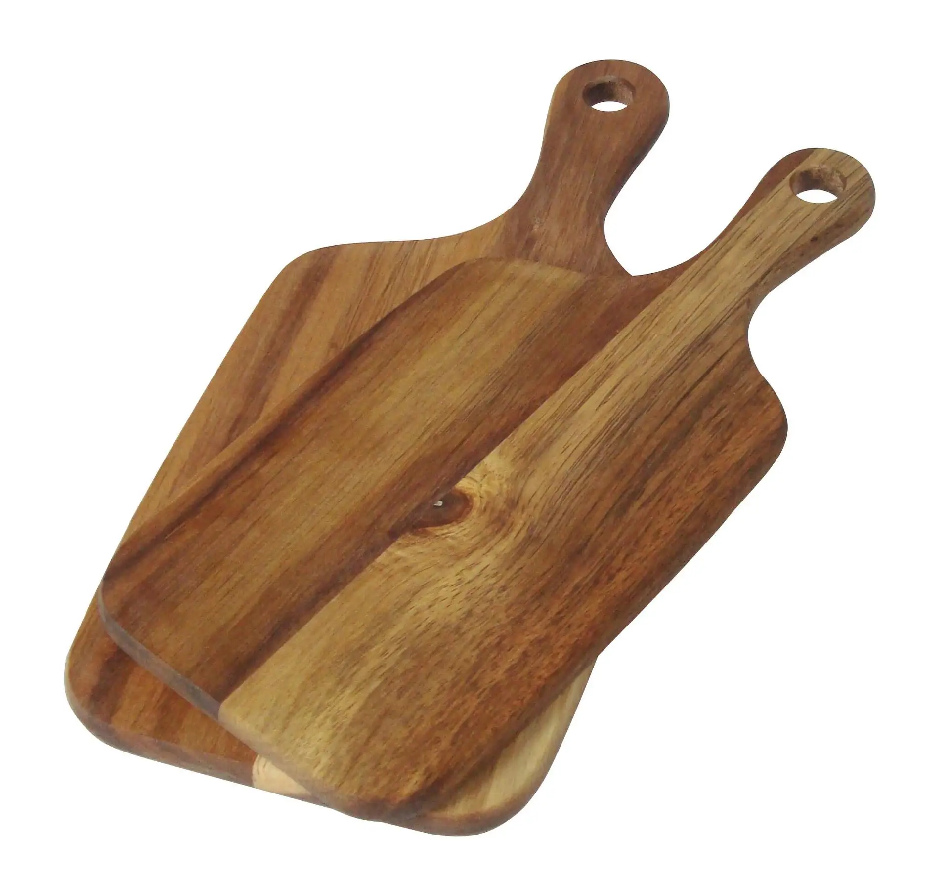 Acacia Mangium Lanyard Cutting Solid Wood Fruit Bread Pizza Steak Plate Chopping Teak Wooden Cheese Board With Marker
