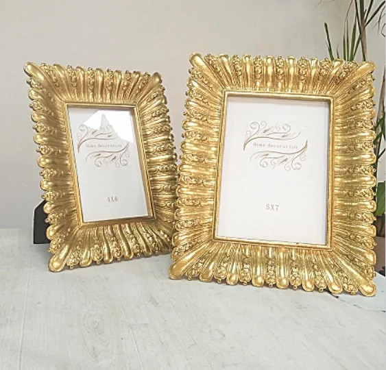 gold crown five-piece set  picture frame mini photo frame tabletop decoration