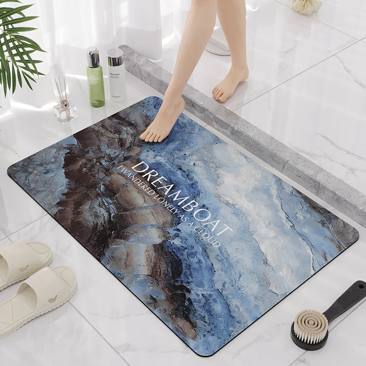Factory Direct Sales luxury High Quality household items Absorbs water strongly non slip mat plain door mat non slip play mat