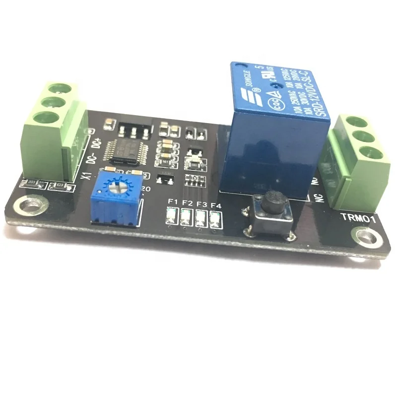 Таймер Taidacent 0,1-120S, 5 В, 12 В, 24 В, 555, модуль РЕЛЕ ЗАПУСКА с задержкой и автоблокировкой