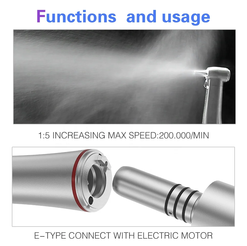 low Speed Handpiece Dental DEGER Brand Dental Turbine LED Dental low Speed Handpieces