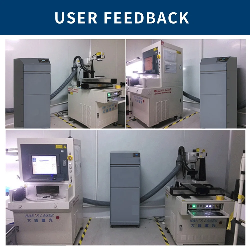 Factory Direct 1000W Laser Cutting CO2 Fume Extractor Welding Laser Marking Smoke Air Purifier