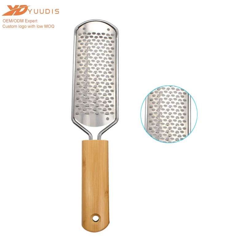 Factory Direct Supply Wood Wooden Metal Pedicure Foot File With High Quality