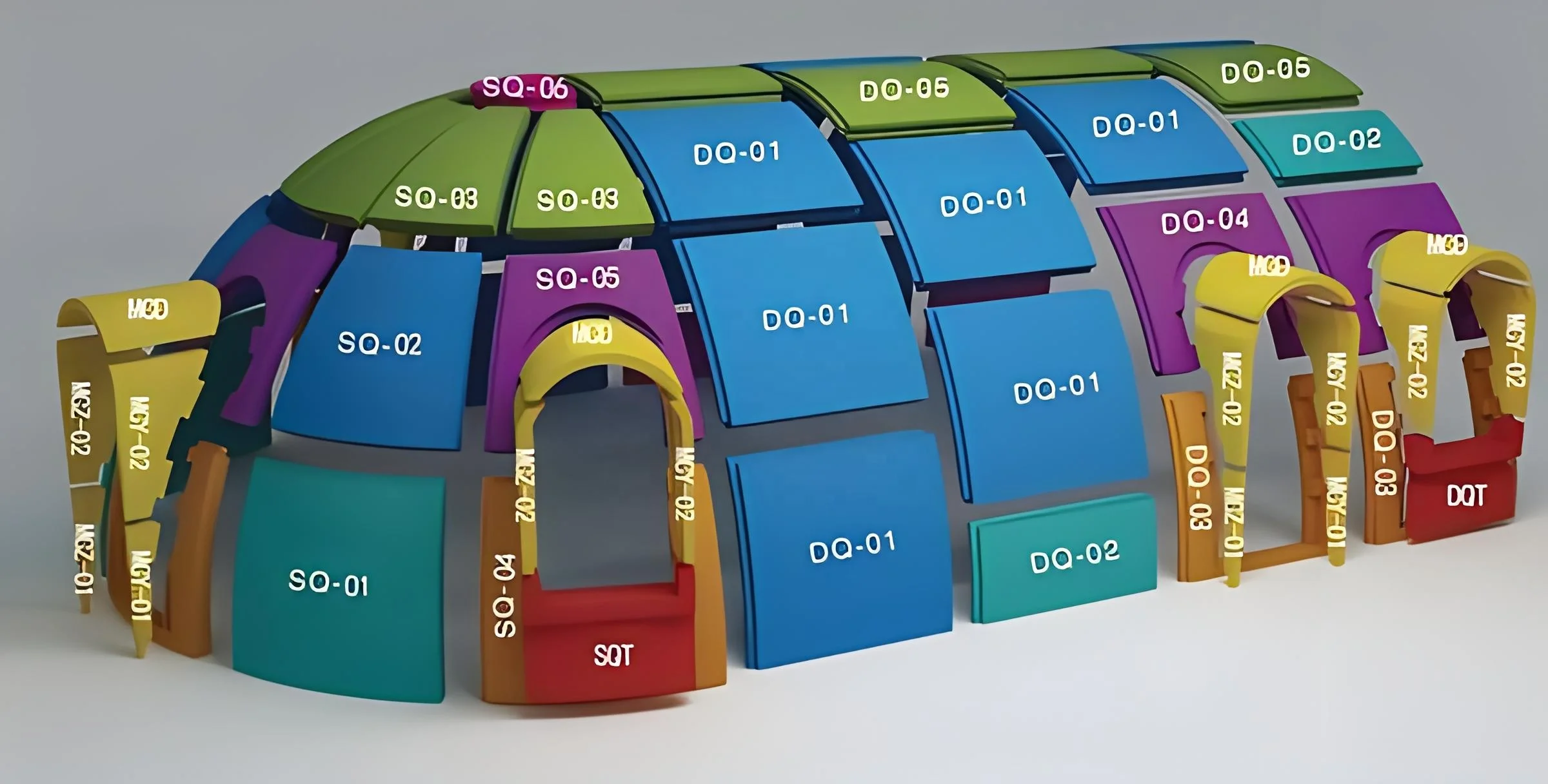 EPS spherical house Modular Prefabricated house