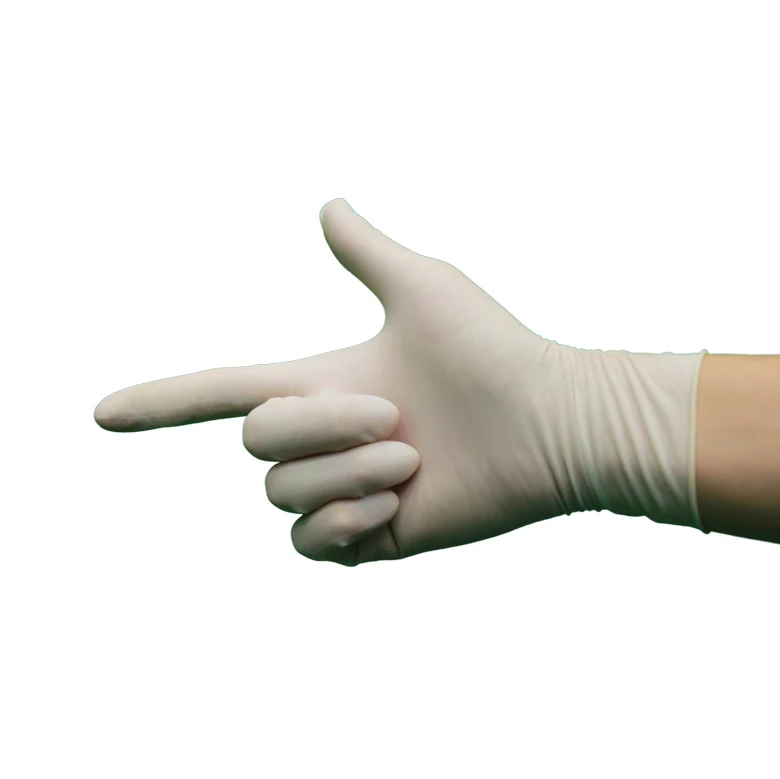Medispo Latex Examination Medical Disposable Powder Free Hand Gloves Non Sterile