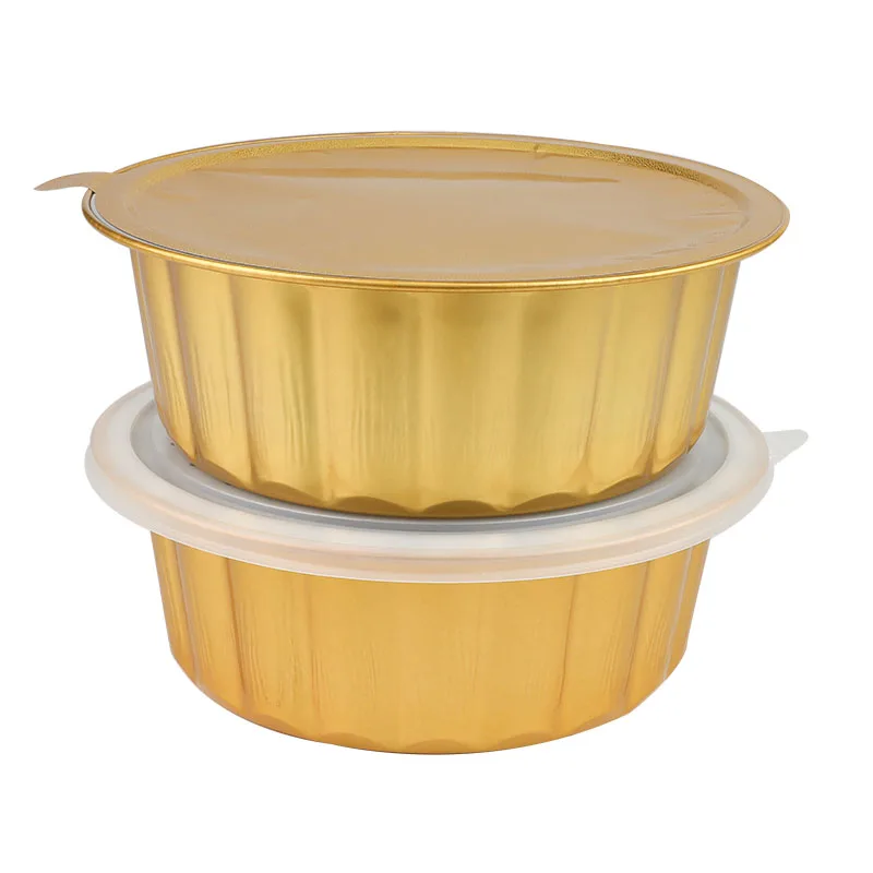 1235ml Factory custom fast food packaging disposable aluminum foil container with lid