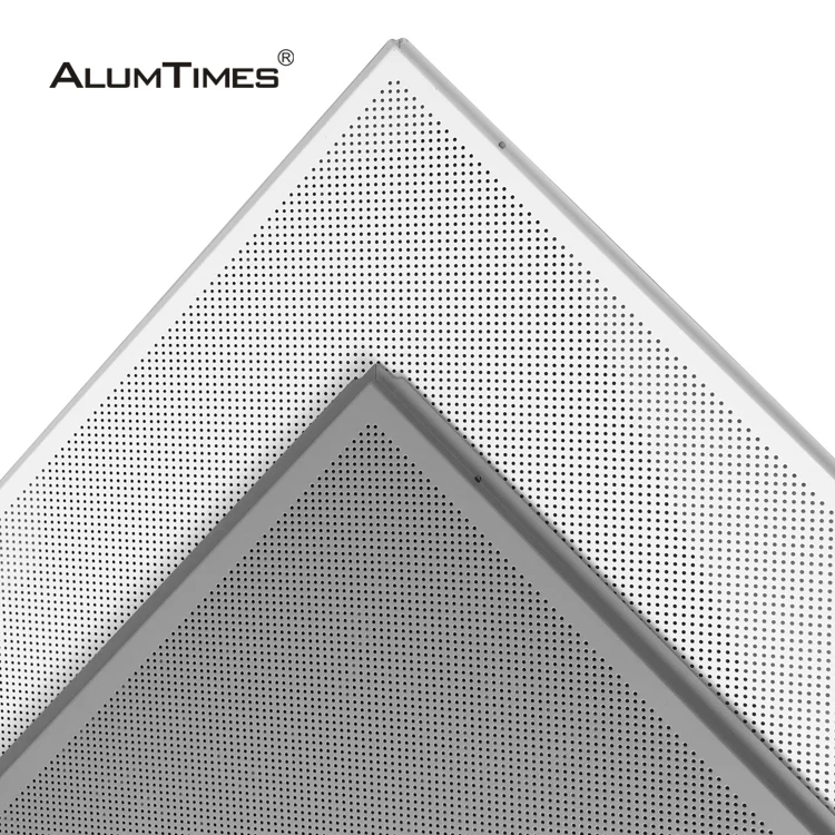 Alumtimes Aluminum Decorative Material Ceiling  Plafond Decor Perforated Panel Ceilings  600X600