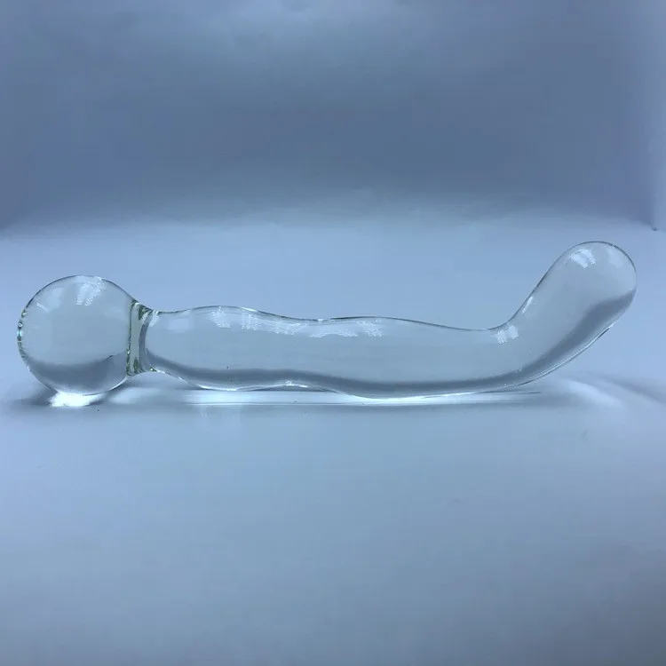 2022 LvCong wholesale large transparent Crystal double glass anal dildo