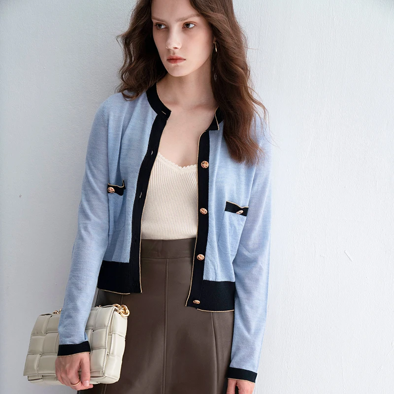 Тонкий Модный шерстяной кардиган, женское платье с круглым вырезом и длинным рукавом женские кардиганы и свитера, разноцветная подходящая обувь на сверхвысоком каблуке