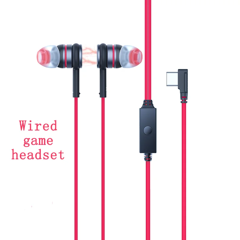 Professional Strong Bass Stereo Live K Song Wired Gaming Headphones Earbuds Earphones