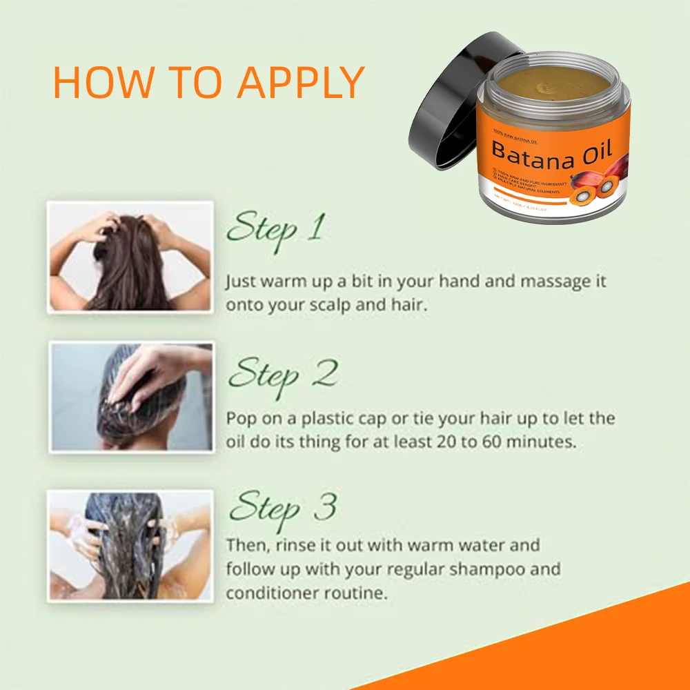 Wholesale Private Label Batana Oil Butter Custom Logo Natural Organic Batana Oil Treatment Hair Pure Batana Oil