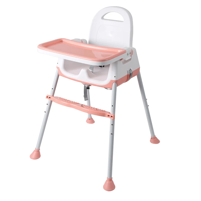 Cheap Plastic And Steel Material High Baby Feeding Chair For Child