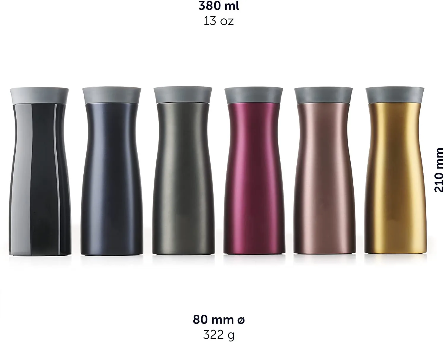 Winter Insulated Mug 13oz Stainless Steel  to Go Thermal Coffee Mug for On the Go Drinking Cup with Lid