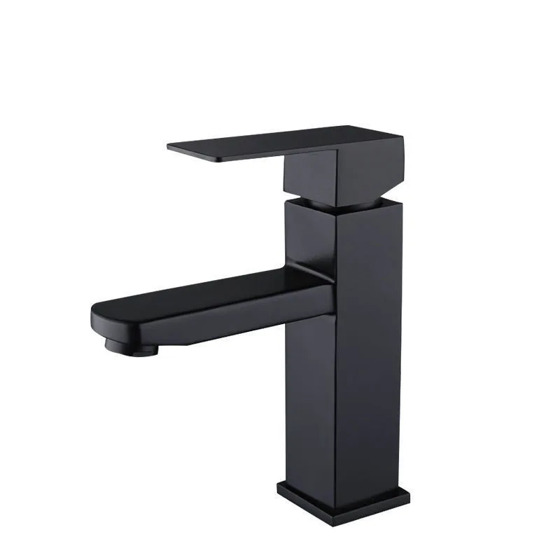 Popular stainless steel bathroom basin hot and cold mixed faucet