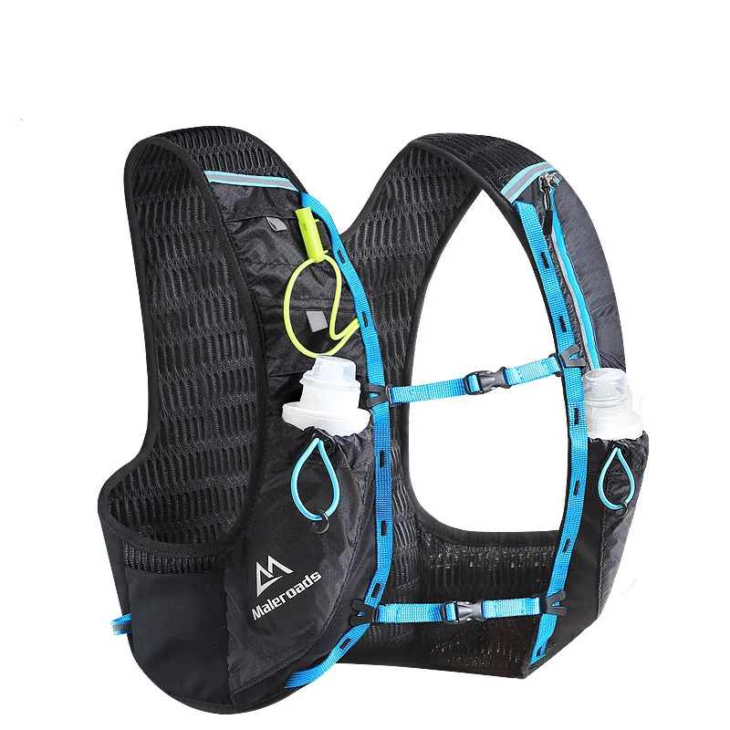 Running Vest Reflective Vests With Leakproof Water Bladder Adjustable Waistband & Breathable Materials Chest Gear for